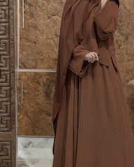 CO-ORD SET - Brown