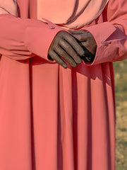 Flowy Abaya – Mauve Pink