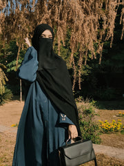 Butterfly Abaya – Dark Blue