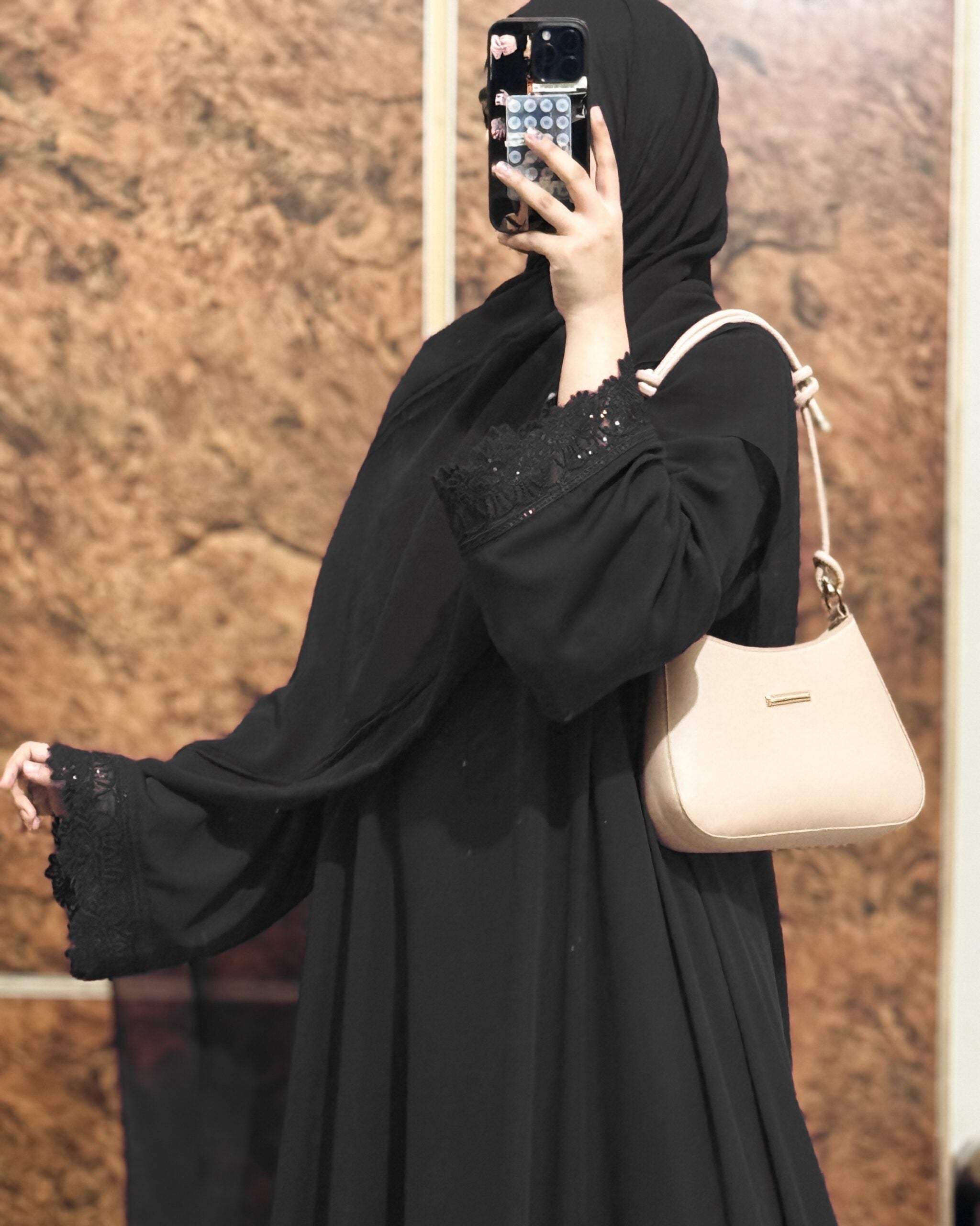 Black Statement Abaya