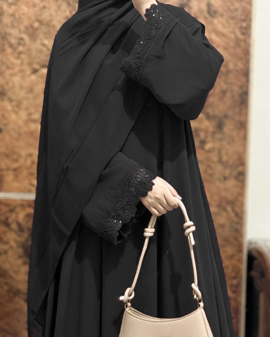 Black Statement Abaya