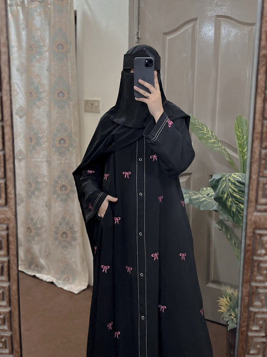 Bow & Blooms – Siyah