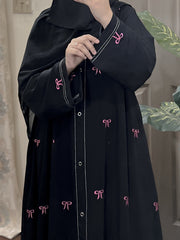 Bow & Blooms – Siyah